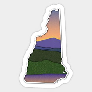 Summer Evening in New Hampshire Sticker